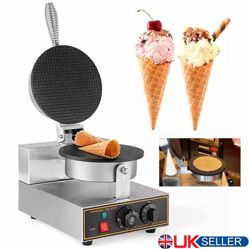 Electric waffle cone - cone, maker
