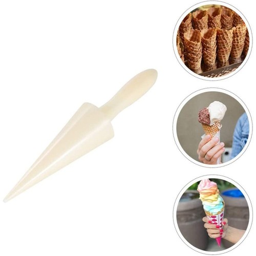 Pizzelle roller ice cream cone - cream,