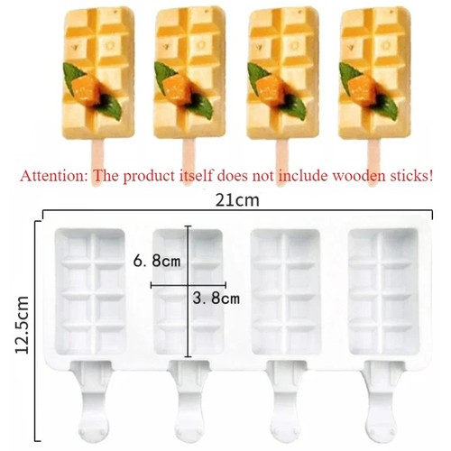 Silicone ice lolly maker mold - ice,