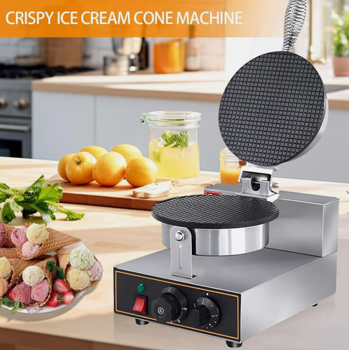 Electric waffle cone maker - cone,
